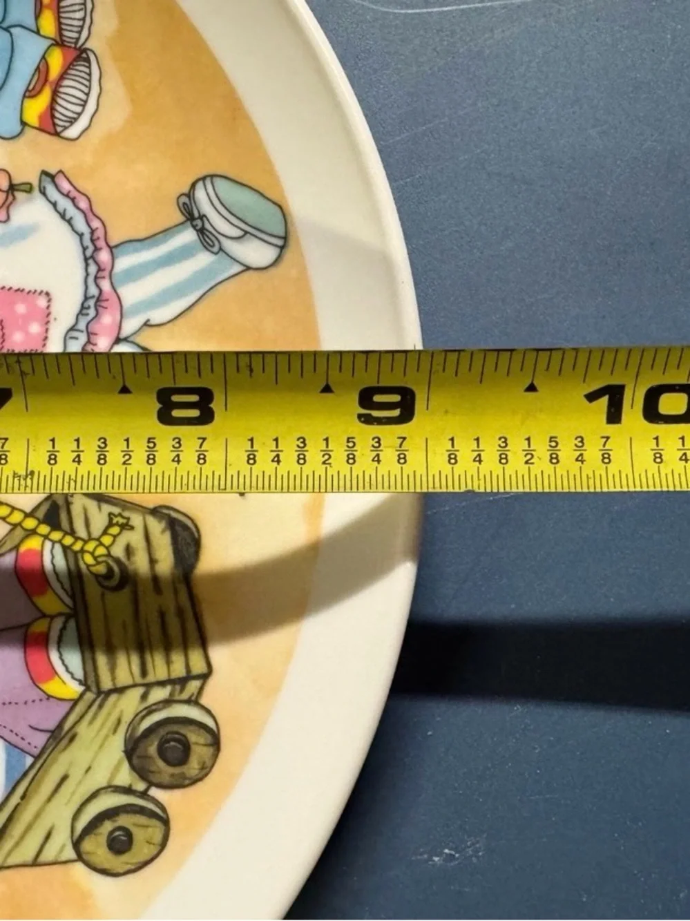 Cabbage Patch Kids 9” Melamine Plate Vintage 1980’s